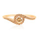 14K SI1 Argyle Rose De France Diamond Gold Ring (Annette)