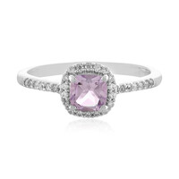 Rose de France Amethyst Silver Ring