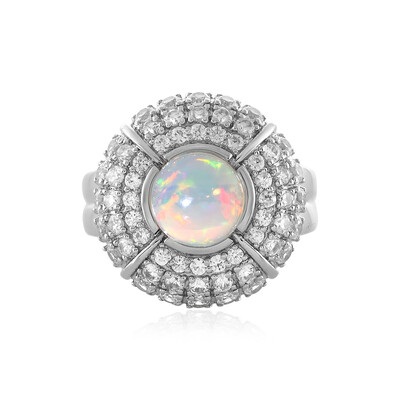 Welo Opal Silver Ring