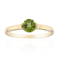 9K Arizona Peridot Gold Ring