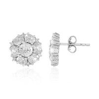 Zircon Silver Earrings