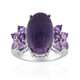 Charoite Silver Ring