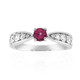 Nigerian Pink Tourmaline Silver Ring