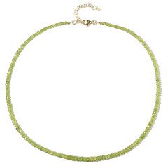 Sphene Silver Necklace