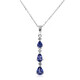 10K AAA Tanzanite Gold Necklace