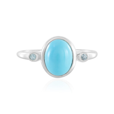 Sleeping Beauty Turquoise Silver Ring