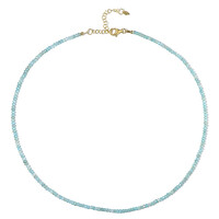 Blue Apatite Silver Necklace