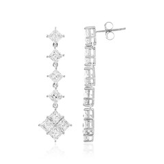 Zircon Silver Earrings (de Melo)