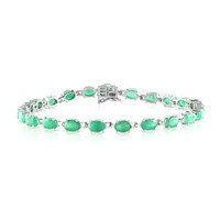 Socoto Emerald Silver Bracelet