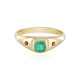 Russian Emerald Silver Ring