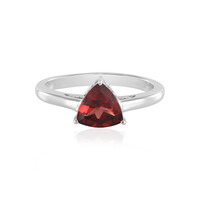 Mozambique Garnet Silver Ring