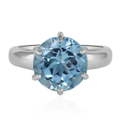 Sky Blue Topaz Silver Ring