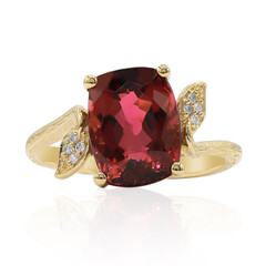 14K Congo Neon Tourmaline Gold Ring (Smithsonian)