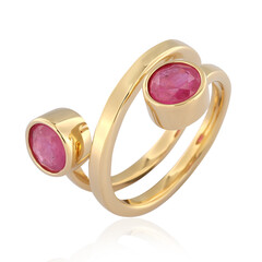 Madagascar Pink Sapphire Silver Ring (de Melo)