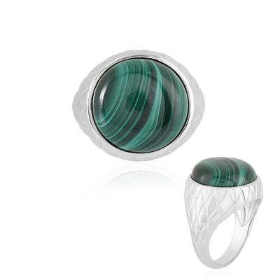 Malachite Silver Ring