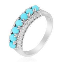 Sleeping Beauty Turquoise Silver Ring