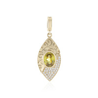 9K Sphene Gold Pendant