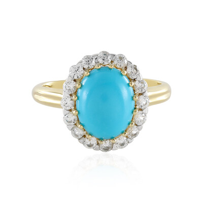 Sleeping Beauty Turquoise Silver Ring