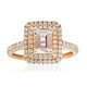 14K AAA Morganite Gold Ring (CIRARI)