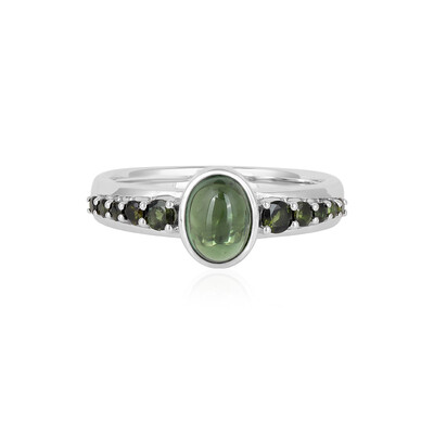 9K Brazilian Green Tourmaline Gold Ring (KM by Juwelo)