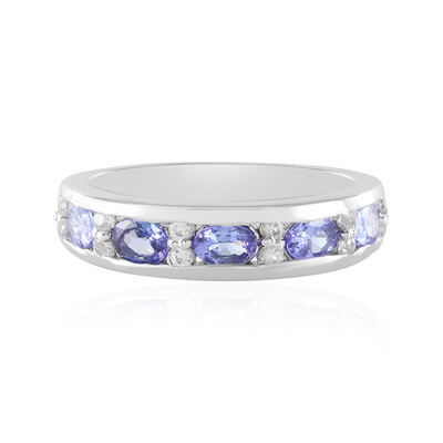 Tanzanite Silver Ring