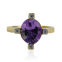 Amethyst Silver Ring