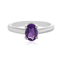 Uruguayan Amethyst Silver Ring