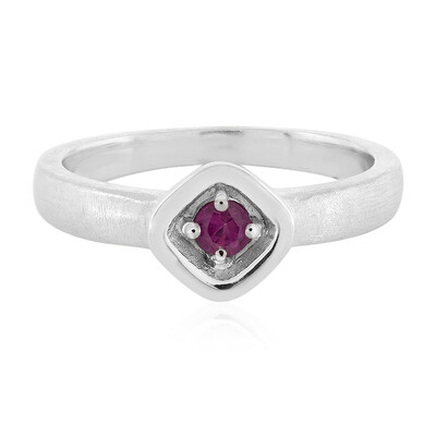 Ruby Silver Ring