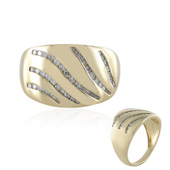 9K I2 (I) Diamond Gold Ring (de Melo)