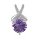 Amethyst Silver Pendant