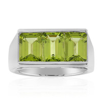 Jilin Peridot Silver Ring (Pallanova)