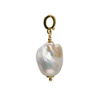 White Freshwater Pearl Silver Pendant