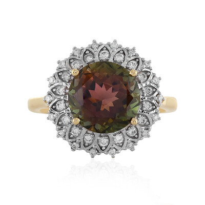 18K Bi Colour Tourmaline Gold Ring (D'vyere)