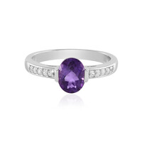 Moroccan Amethyst Silver Ring