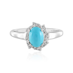 Sleeping Beauty Turquoise Silver Ring