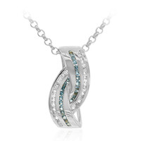 London Blue Topaz Silver Necklace