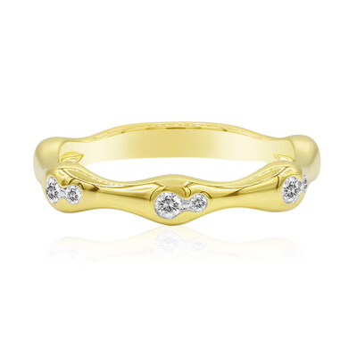 14K IF (D) Diamond Gold Ring (Annette)