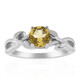 Yellow Beryl Silver Ring