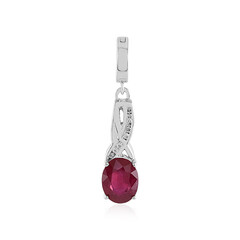 Bemainty Ruby Silver Pendant