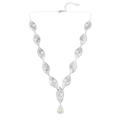 9K AAA Welo Opal Gold Necklace (Ornaments by de Melo)