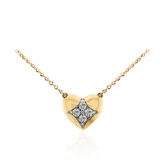 18K SI1 (G) Diamond Gold Necklace