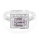 Rose de France Amethyst Silver Ring