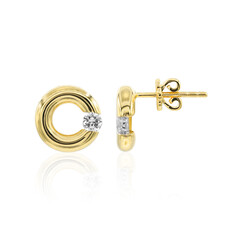 18K IF (D) Diamond Gold Earrings