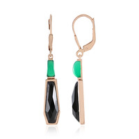 Black Spinel Silver Earrings (KM by Juwelo)