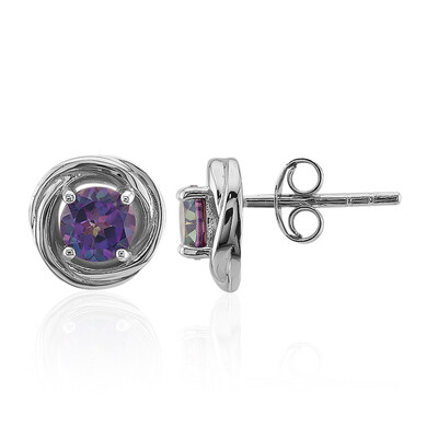 Mystic Topaz Silver Earrings