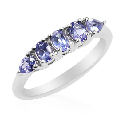 Tanzanite Silver Ring