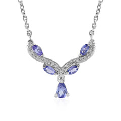 Tanzanite Silver Necklace