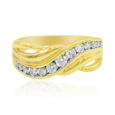 9K SI1 (G) Diamond Gold Ring (Annette)