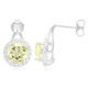 Lemon Citrine Silver Earrings