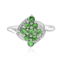 Tsavorite Silver Ring